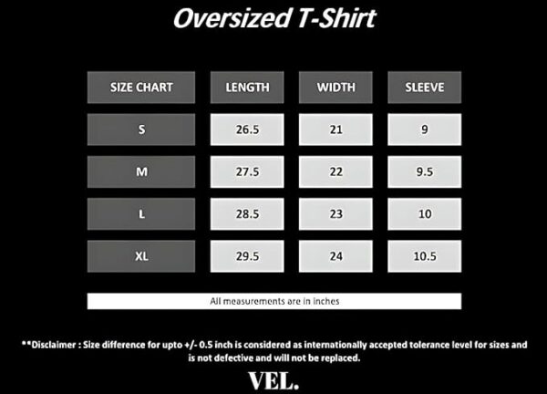 VEL Plain 240GSM Oversized Off-white T-shirt